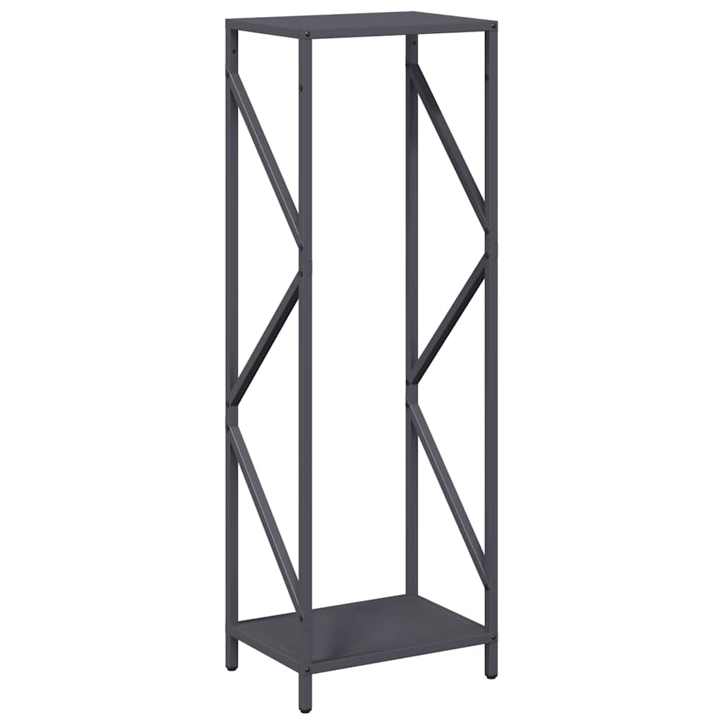VidaXL support à bois de chauffage 34x25x100 cm acier laminé à froid, anthracite
