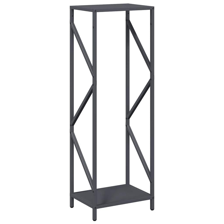 VidaXL support à bois de chauffage 34x25x100 cm acier laminé à froid, anthracite