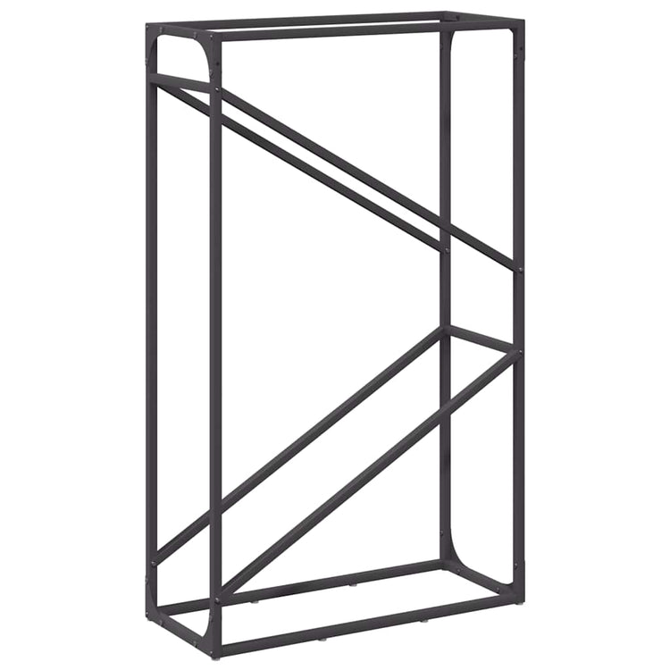 Vidaxx support à bois de chauffage 60x25x100 cm acier laminé à froid noir