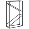 Vidaxx support à bois de chauffage 60x25x100 cm acier laminé à froid anthracite