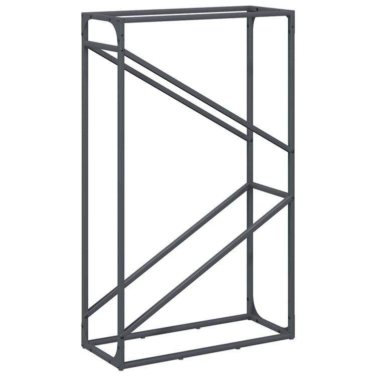 Vidaxx support à bois de chauffage 60x25x100 cm acier laminé à froid anthracite
