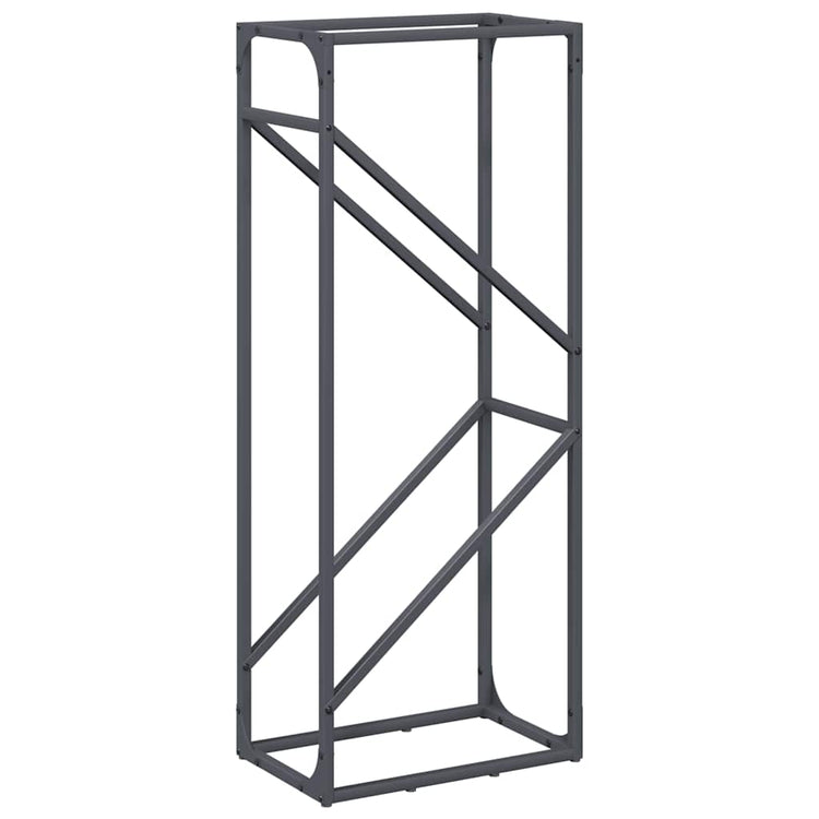 Vidaxx support à bois de chauffage 40x25x100 cm acier laminé à froid anthracite