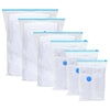 Vidaxx sacs de rangement 20 pcs transparent et bleu 130 x 100 cm