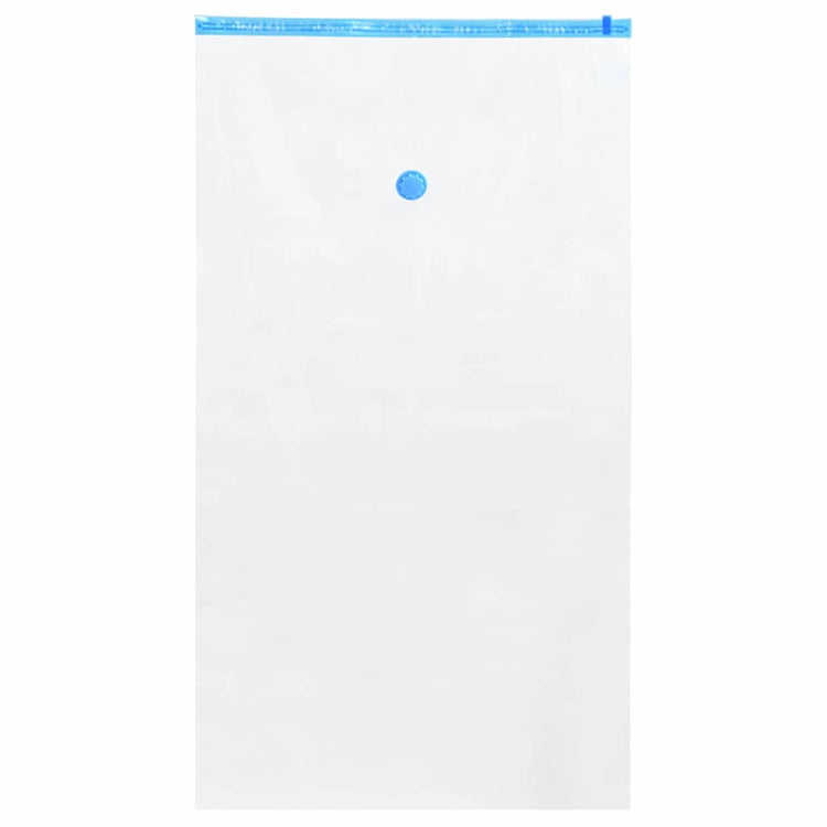 VidaXL sacs de rangement avec rangement 5 pcs transparent et bleu 120 x 70 cm