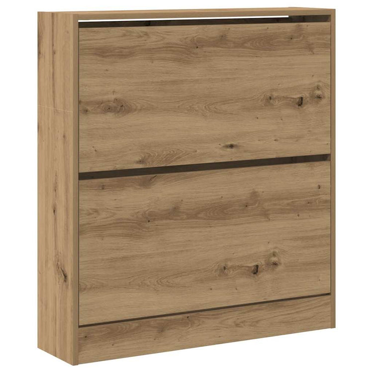 Vidaxx armoire à chaussures chêne fumé 80 x 21 x 87,5 cm bois traité