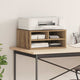 VidaXL support d'imprimante chêne artisanal 49 x 40 x 22,5 cm bois d'ingénierie