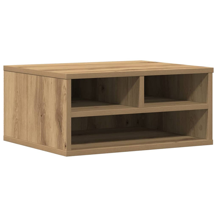 VidaXL support d'imprimante chêne artisanal 49 x 40 x 22,5 cm bois d'ingénierie