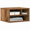 Vidaxxl support d'imprimante avec rangement de vieux bois 40 x 32 x 22,5 cm bois traité