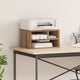 Vidaxxl support d'imprimante chêne artisanal 40 x 32 x 22,5 cm bois d'ingénierie