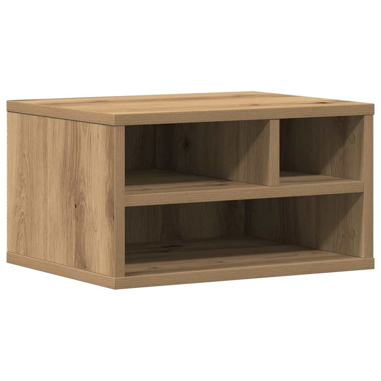 Vidaxxl support d'imprimante chêne artisanal 40 x 32 x 22,5 cm bois d'ingénierie