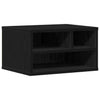 Vidaxxl support d'imprimante chêne noir 40 x 32 x 22,5 cm bois d'ingénierie