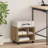 VidaXL support d'imprimante chêne artisanal 41 x 32 x 33,5 cm bois d'ingénierie