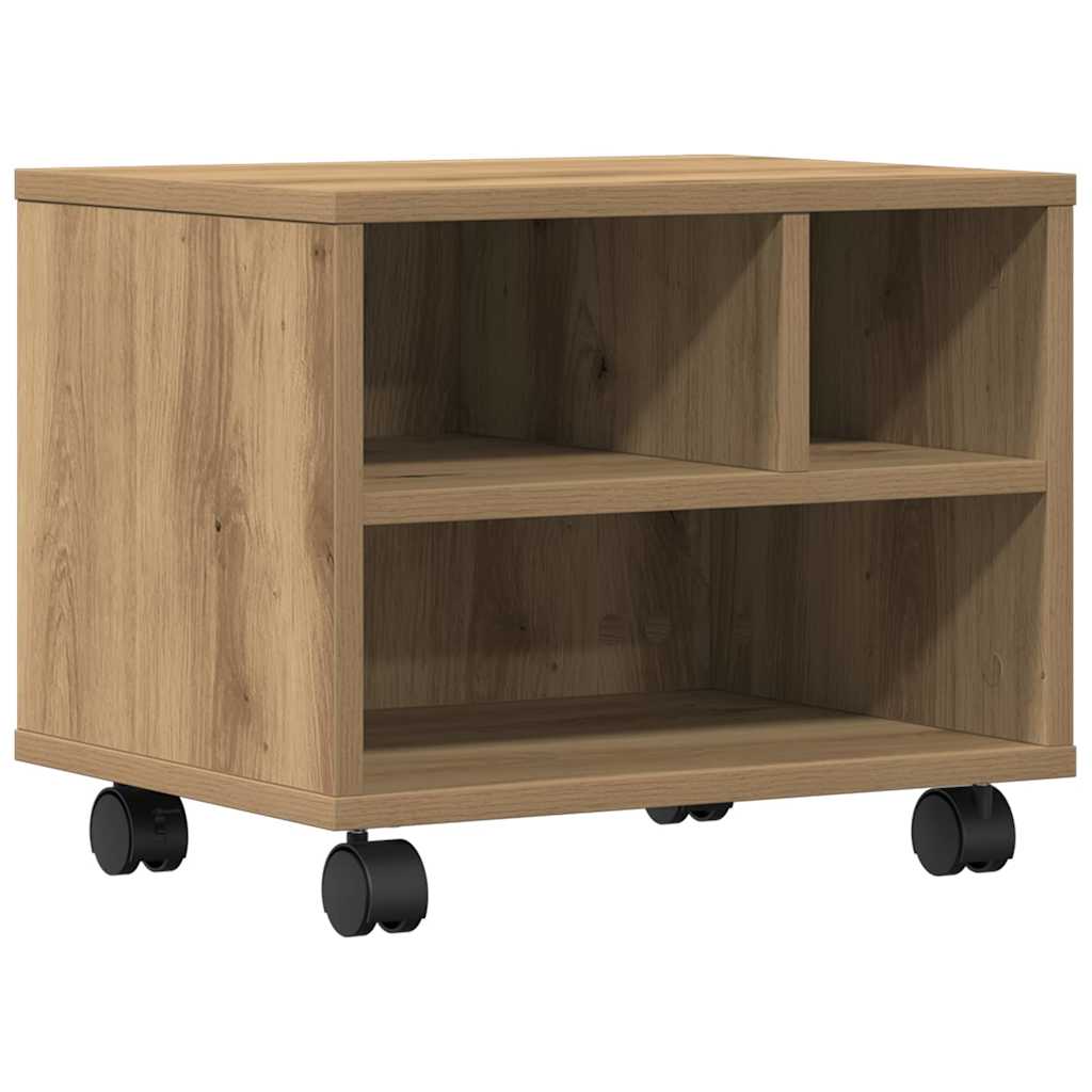 VidaXL support d'imprimante chêne artisanal 41 x 32 x 33,5 cm bois d'ingénierie