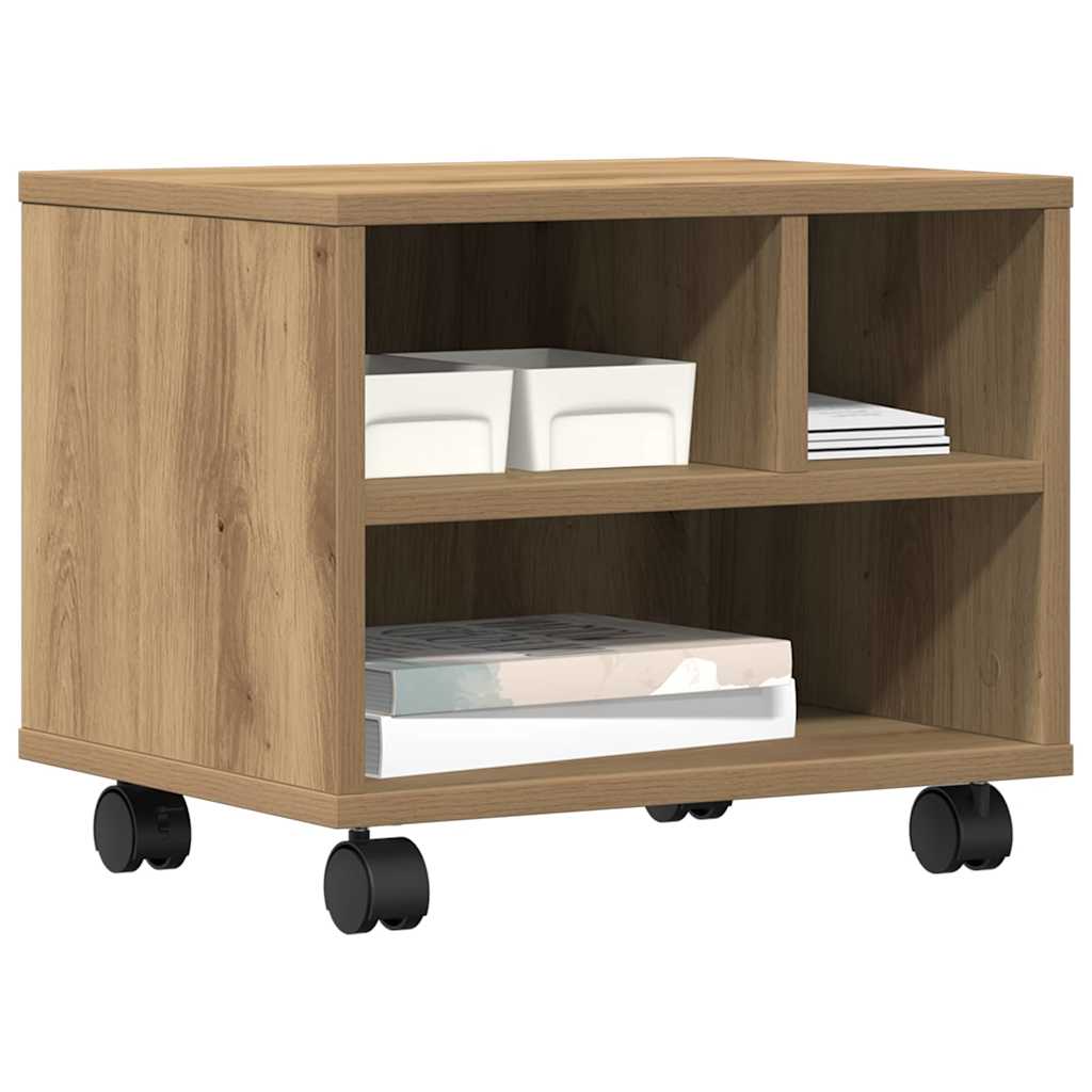 VidaXL support d'imprimante chêne artisanal 41 x 32 x 33,5 cm bois d'ingénierie