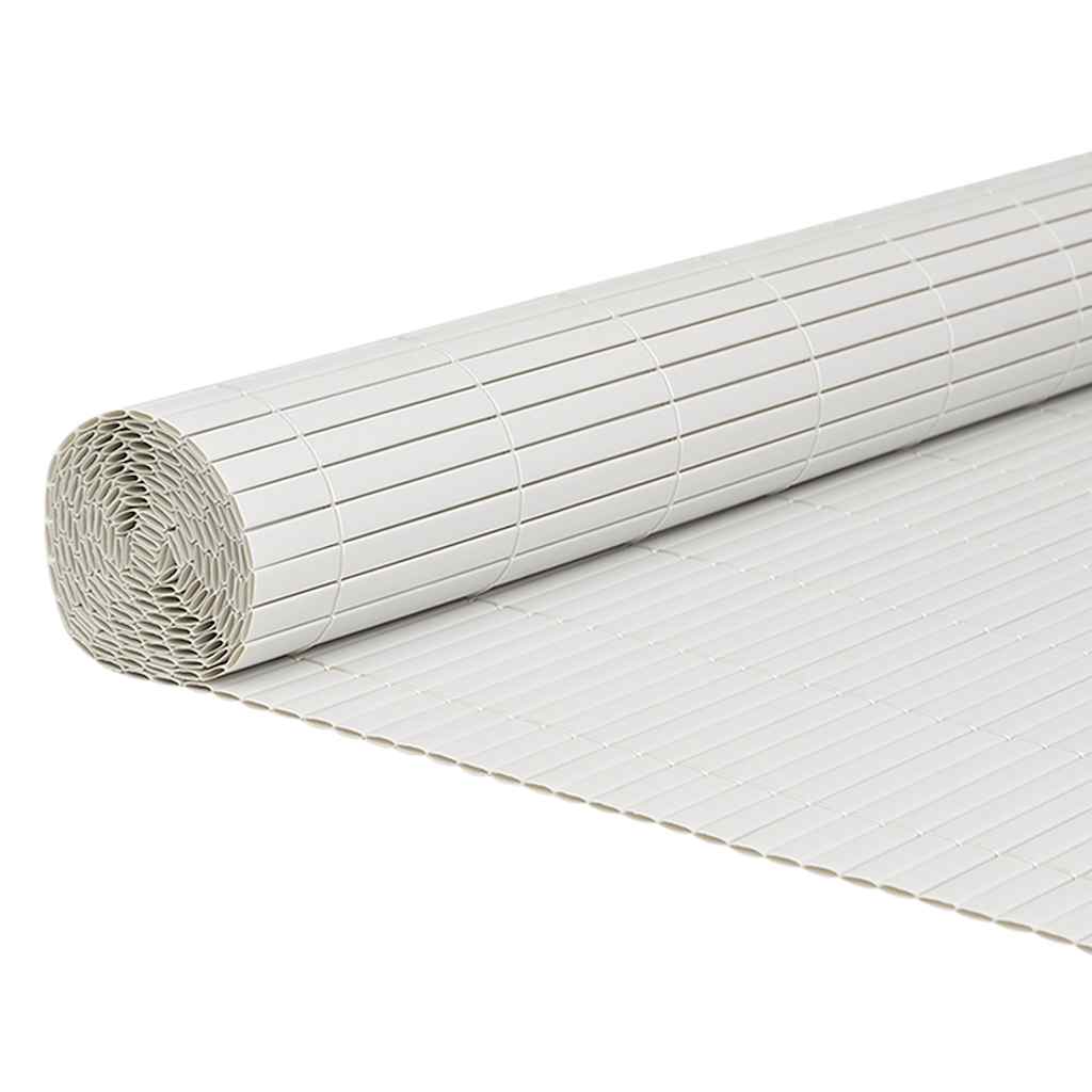 Vidaxx clôture de jardin double face blanc 1,8x3 m PVC