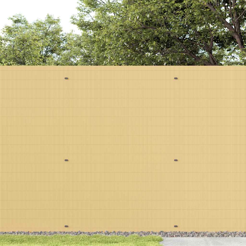 Vidaxx clôture de jardin double face jaune 1,8x3 m PVC