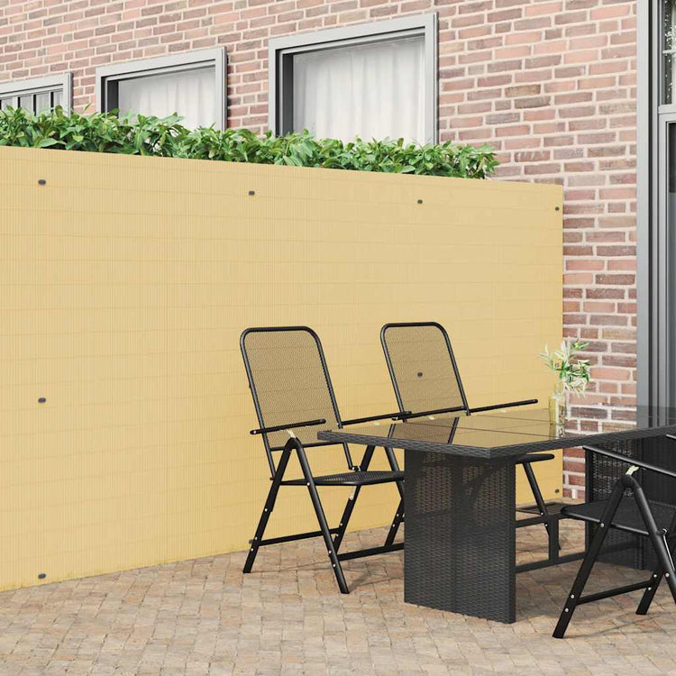 Vidaxx clôture de jardin double face jaune 1,8x3 m PVC