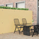 Vidaxx clôture de jardin double face jaune 1,8x3 m PVC