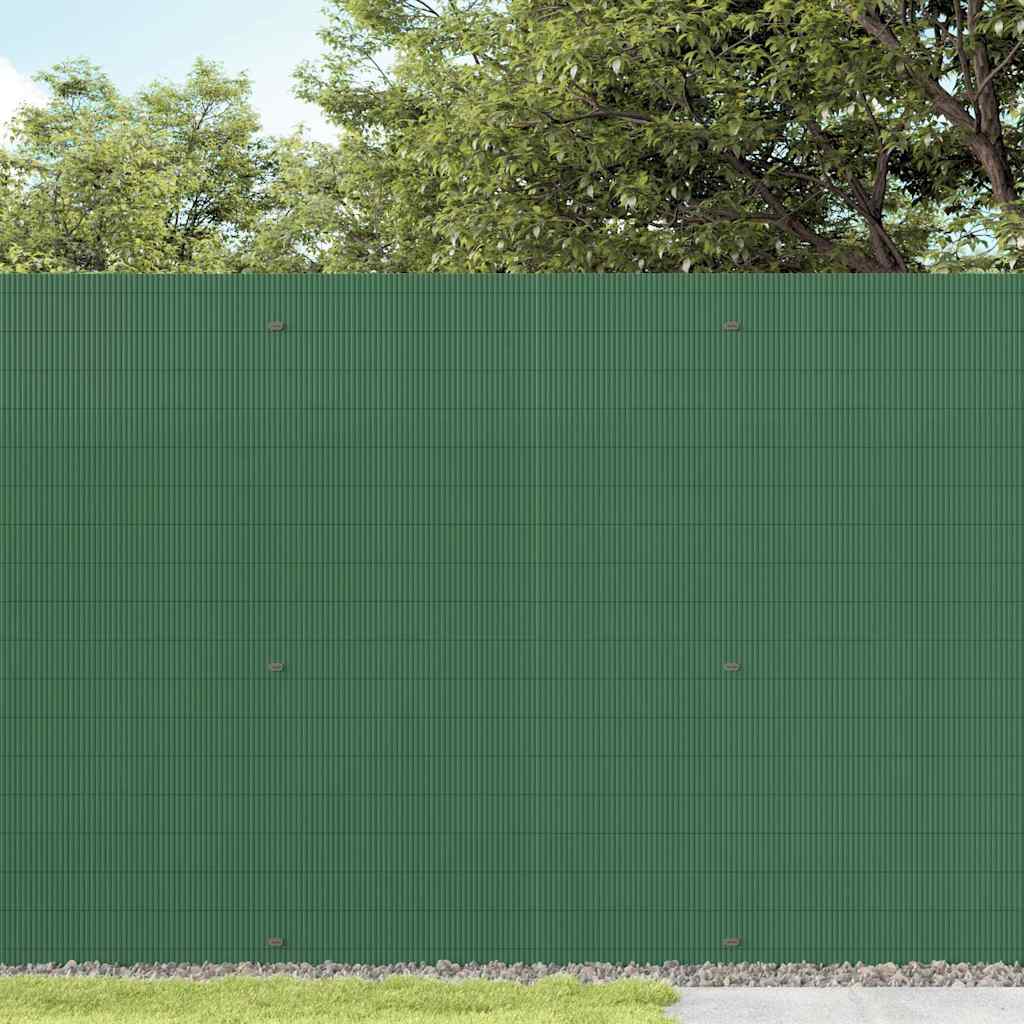 Vidaxx clôture de jardin double face vert 1,8x5 m PVC