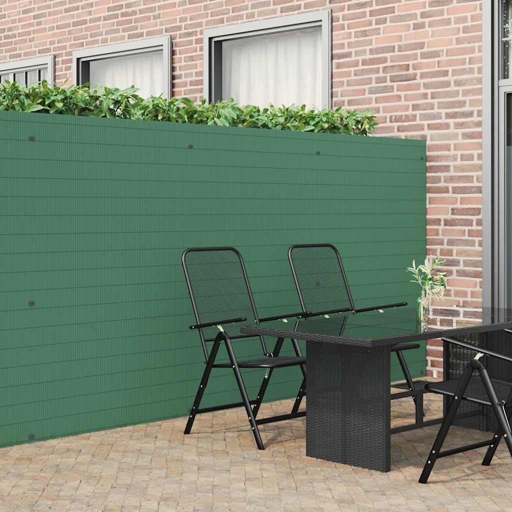 Vidaxx clôture de jardin double face vert 1,8x5 m PVC