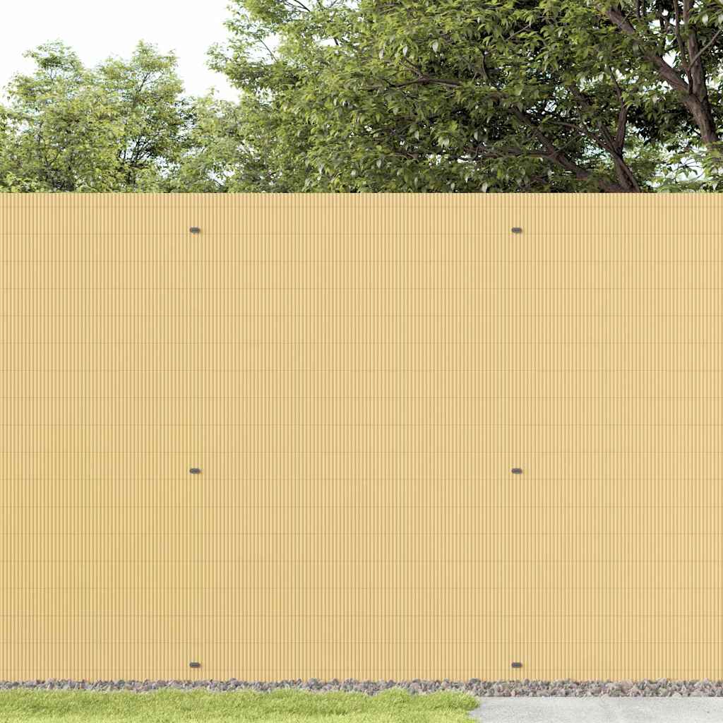Vidaxx clôture de jardin double face jaune 1,8x5 m PVC