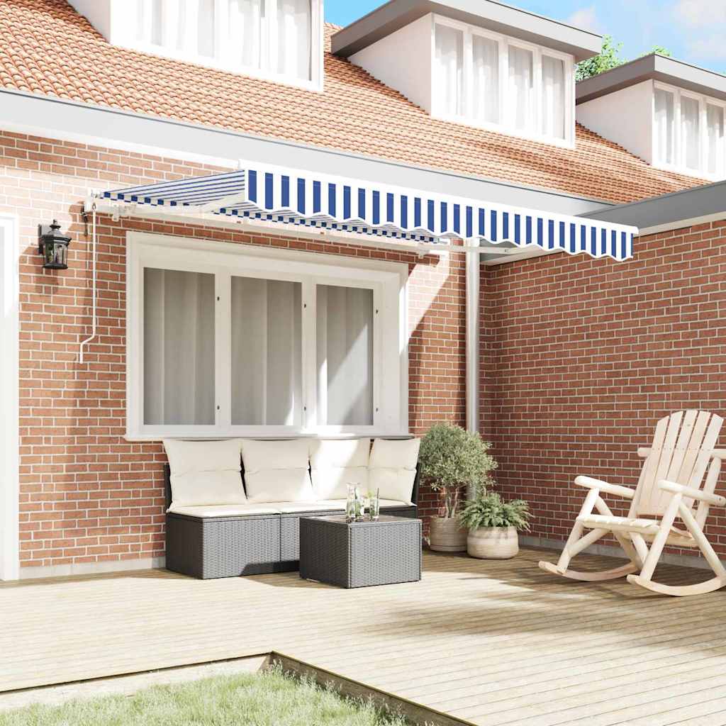 Vidaxx parasol pliable bleu 250 x 200 cm en tissu