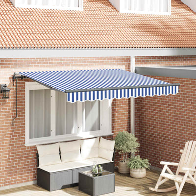 Vidaxx parasol pliable bleu 250 x 200 cm en tissu