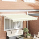 Vidaxx parasol pliable crème 250 x 200 cm polyester et métal