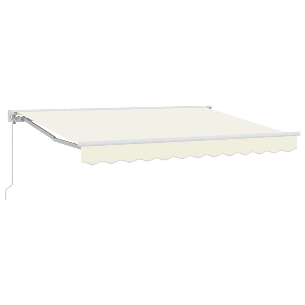 Vidaxx parasol pliable crème 250 x 200 cm polyester et métal