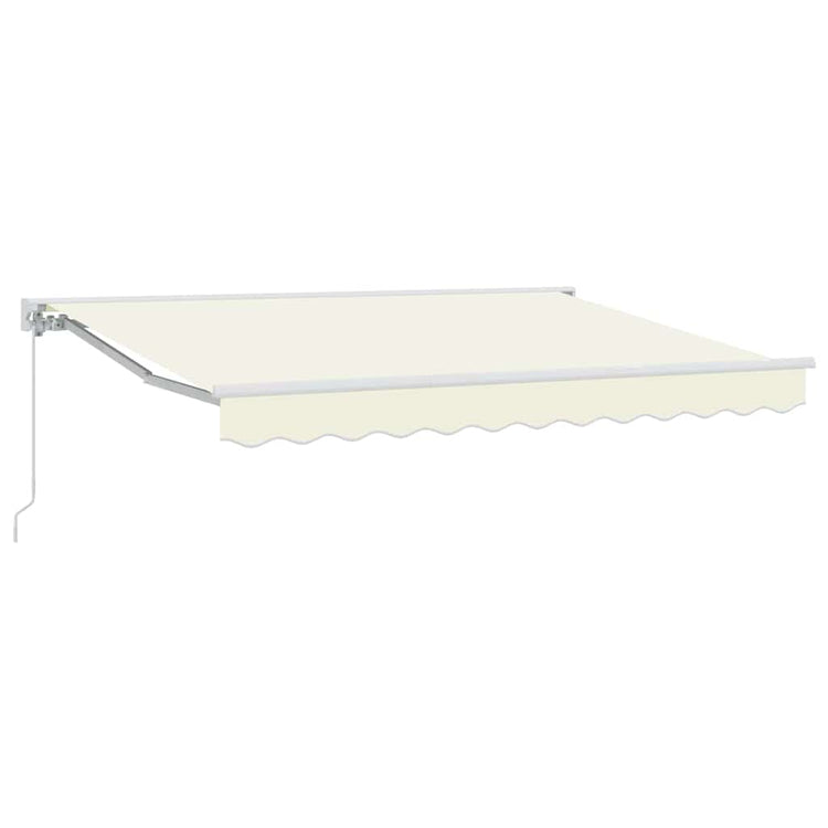 Vidaxx parasol pliable crème 250 x 200 cm polyester et métal