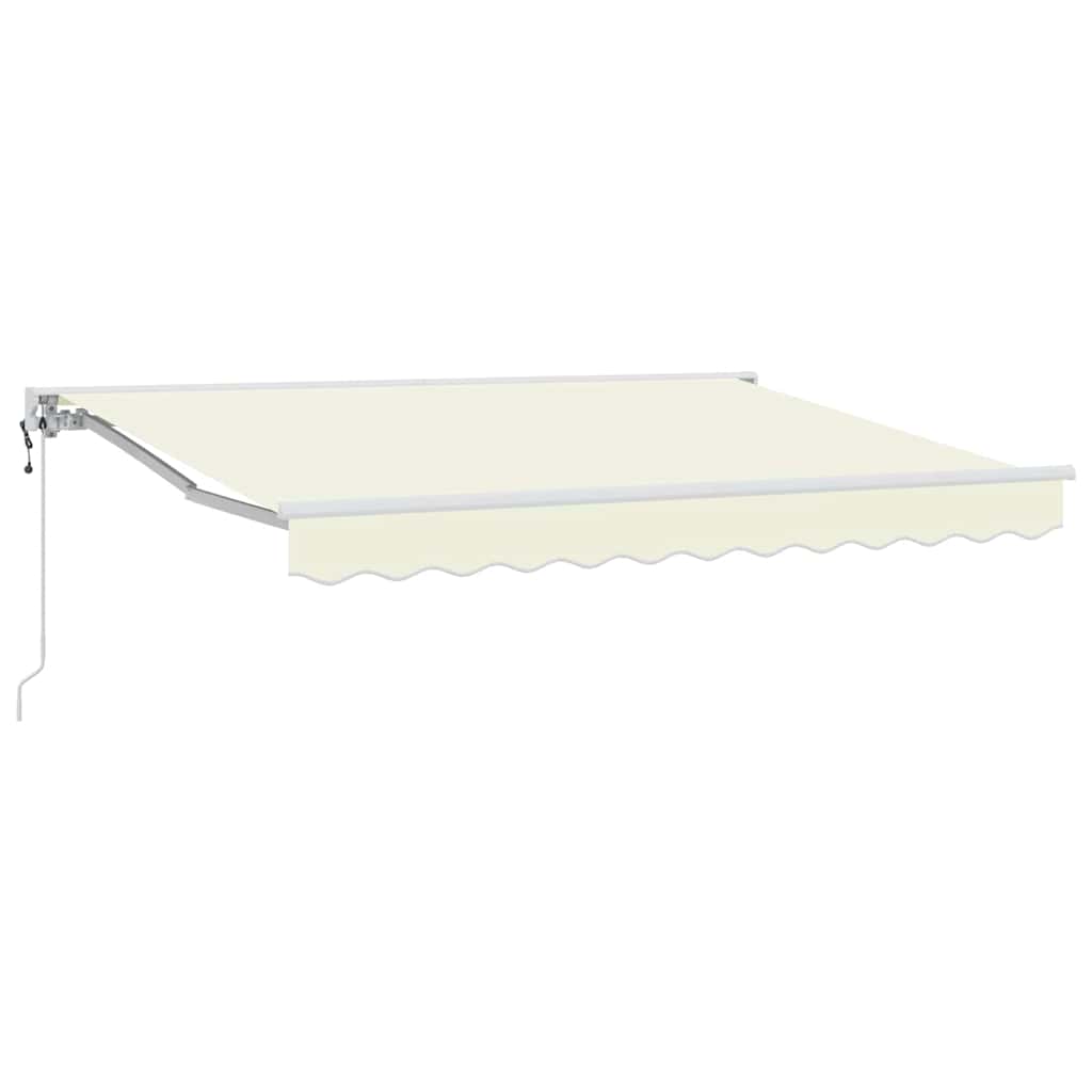 Vidaxx parasol pliable crème 250 x 200 cm polyester et métal