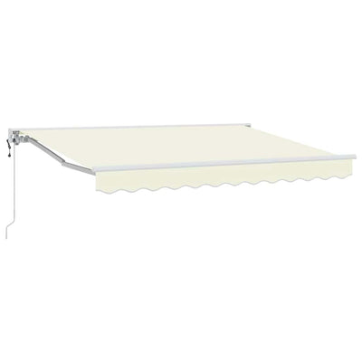 Vidaxx parasol pliable crème 250 x 200 cm polyester et métal
