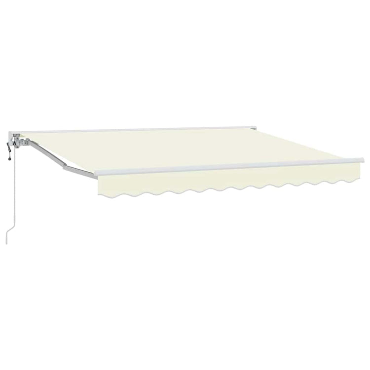 Vidaxx parasol pliable crème 250 x 200 cm polyester et métal