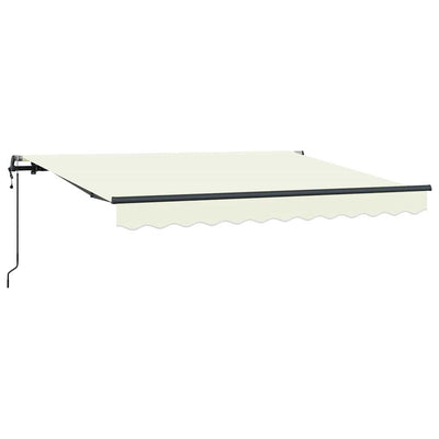 Vidaxx parasol pliable crème 250 x 200 cm en tissu