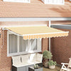 Vidaxx parasol pliable jaune et blanc 250 x 200 cm