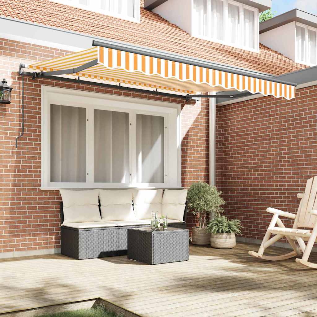 Vidaxx parasol pliable jaune 250 x 200 cm en tissu