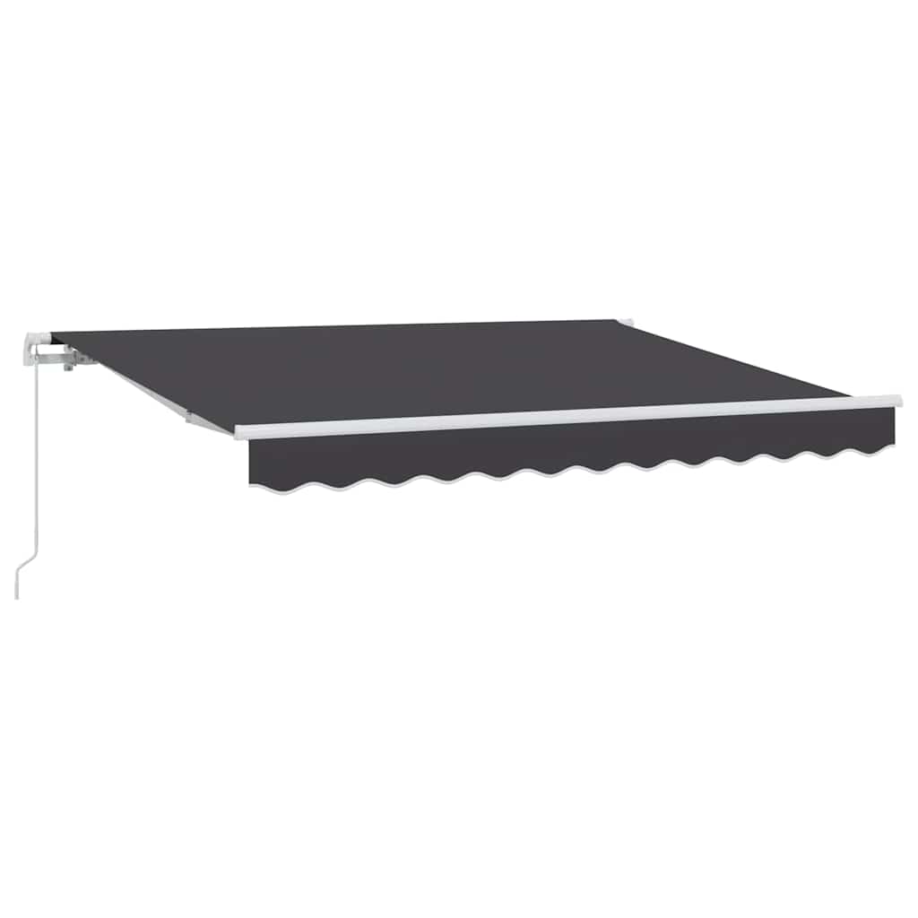 Vidaxx auvent pliable anthracite 250 x 200 cm tissu