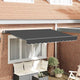 Vidaxx auvent pliable anthracite 250 x 200 cm tissu