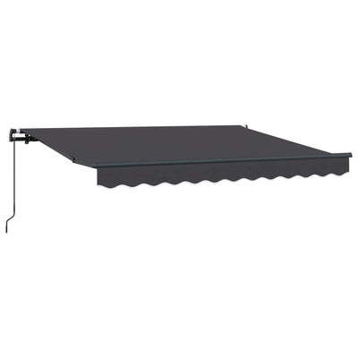 Vidaxx auvent pliable anthracite 250 x 200 cm tissu