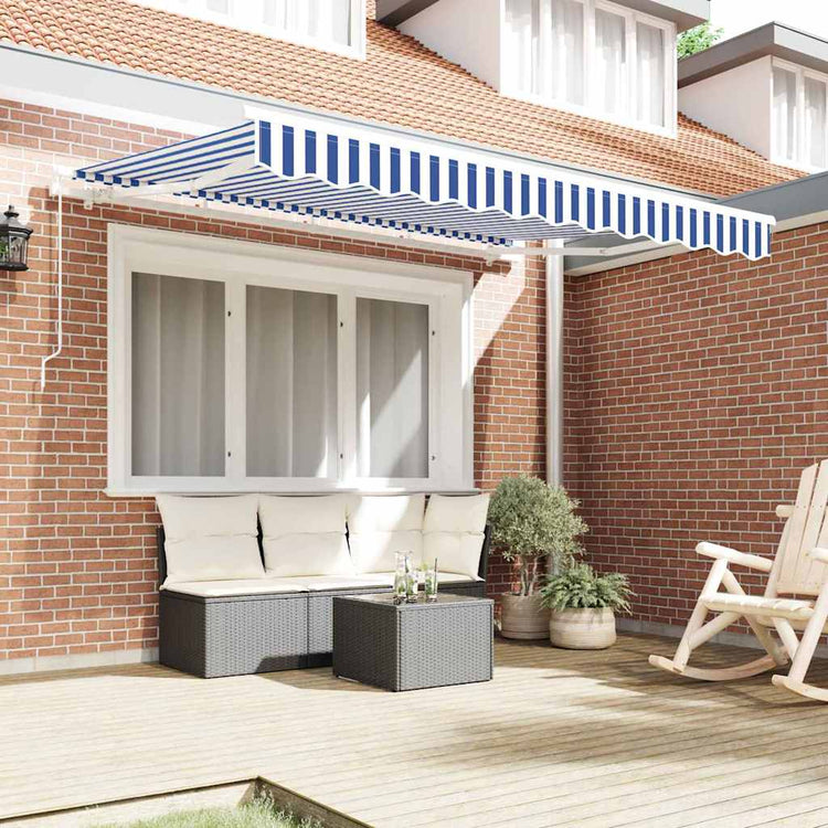 Vidaxx parasol pliable bleu 300 x 200 cm en tissu