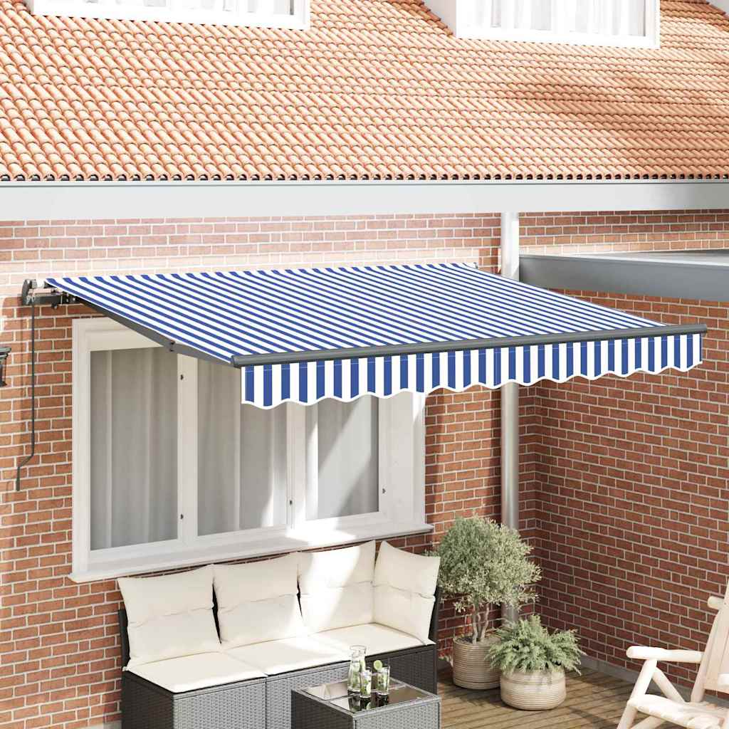 Vidaxx parasol pliable bleu 300 x 200 cm en tissu