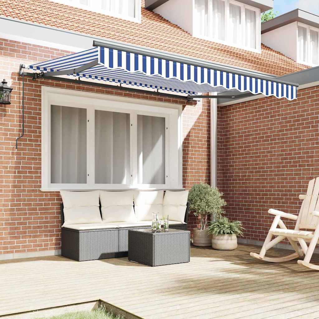 Vidaxx parasol pliable bleu 300 x 200 cm en tissu