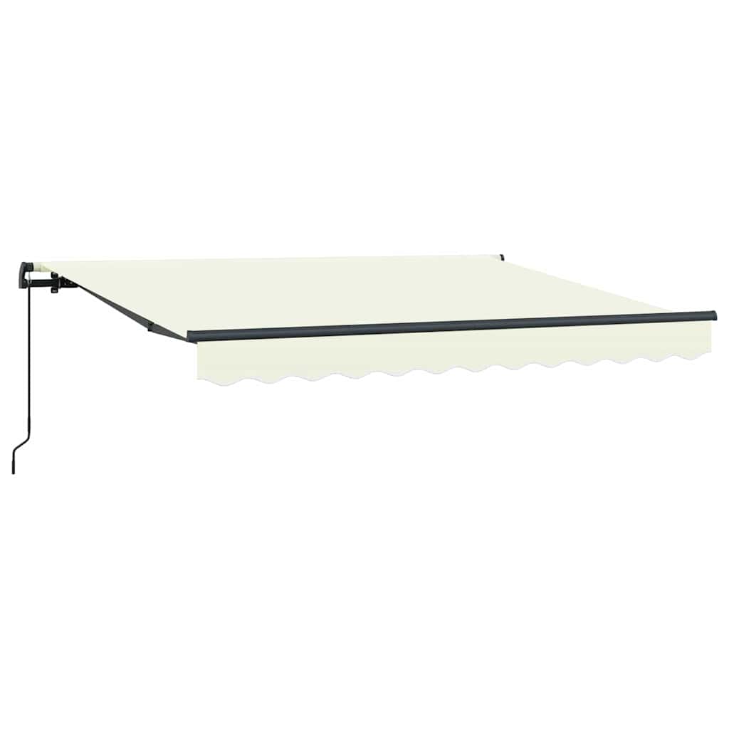 Vidaxx parasol pliable crème 300 x 200 cm en tissu