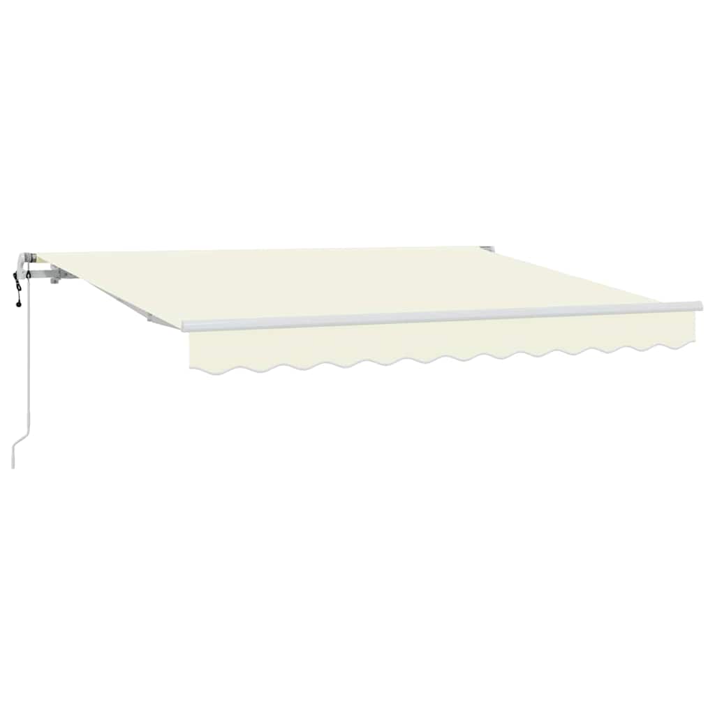 Vidaxx parasol pliable crème 300 x 200 cm en tissu