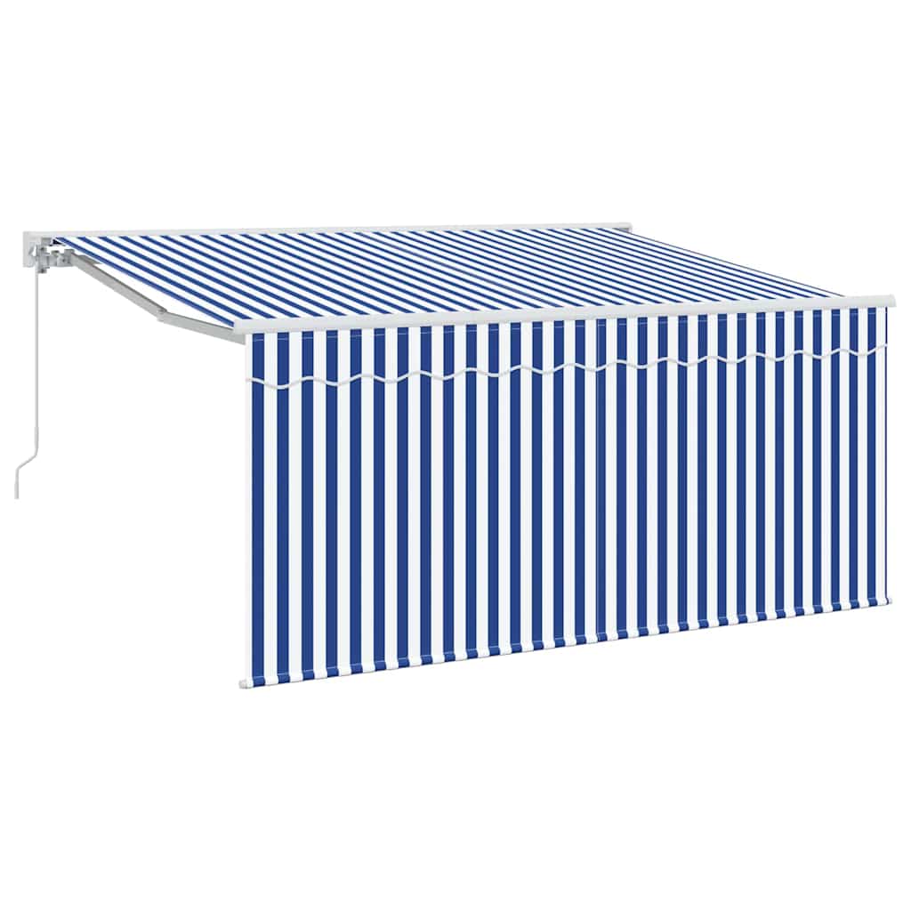 Vidaxx parasol pliable bleu et blanc 300 x 200 cm