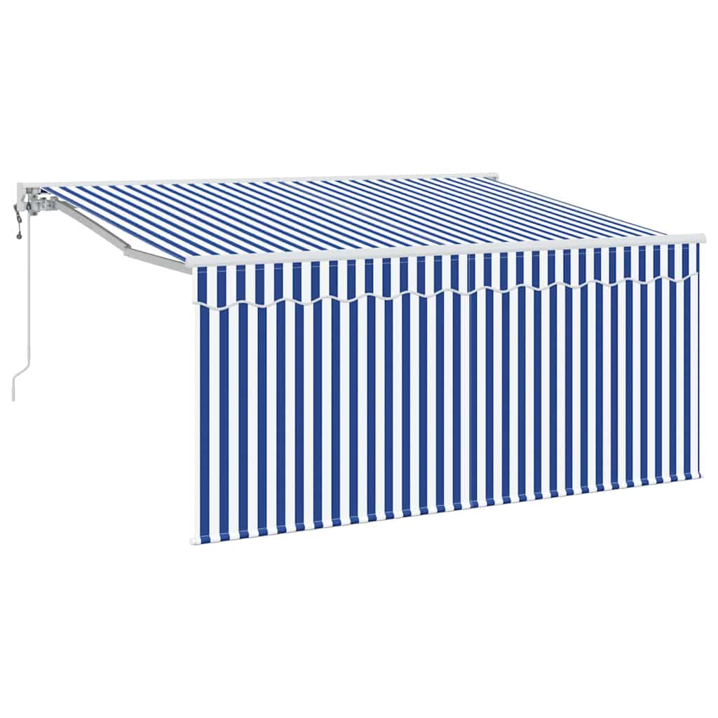 Vidaxx parasol pliable bleu et blanc 300 x 200 cm