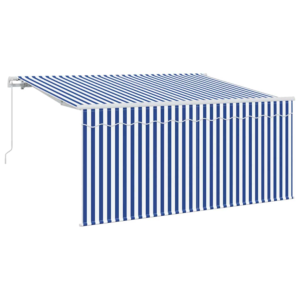 Vidaxx parasol pliable bleu et blanc 300 x 200 cm