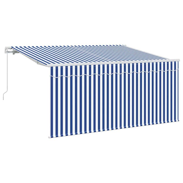 Vidaxx parasol pliable bleu et blanc 300 x 200 cm