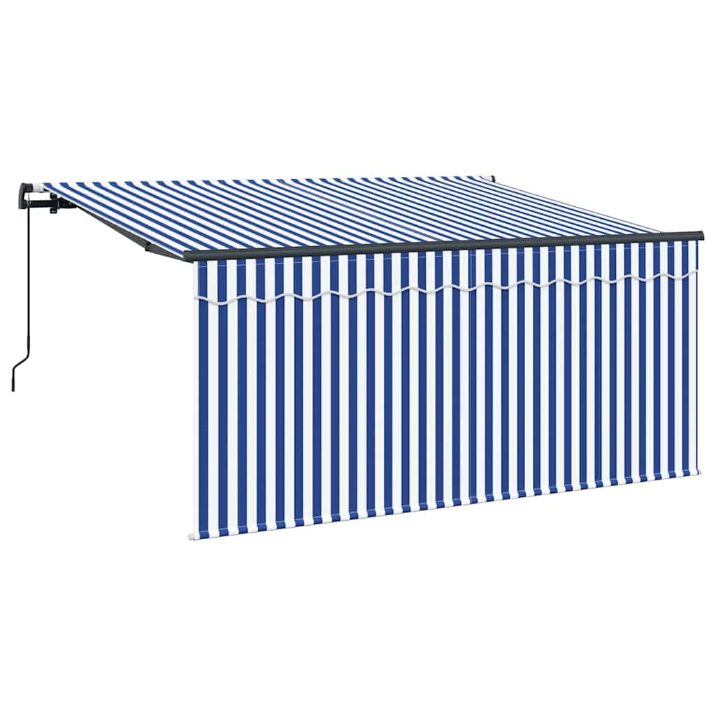 Vidaxx parasol pliable bleu et blanc 300 x 200 cm