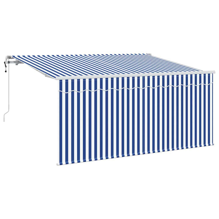 Vidaxx parasol pliable bleu et blanc 300 x 200 cm